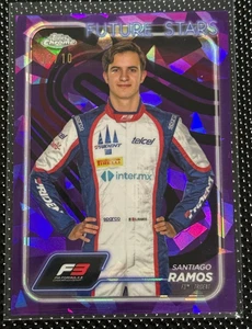 2024 Topps Chrome Sapphire Formula 1 F1 Santiago Ramos Black 03/10 #48 Portrait - Picture 1 of 2