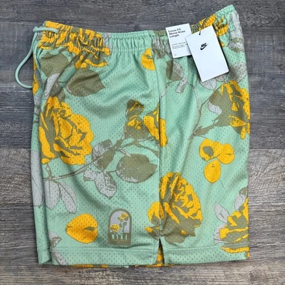 Nike Mens L Sportswear Authentics City of Roses Mesh Shorts Green FJ1651 $75 NEW - Image 1 of 4
