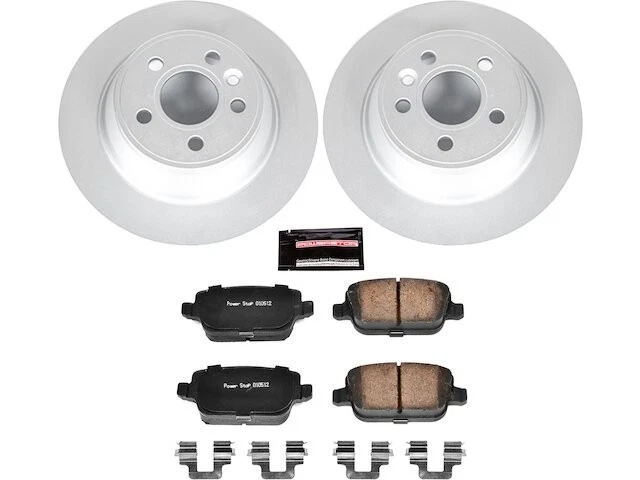 Rear Brake Pad and Rotor Kit For 2007-2008 Volvo S80 FWD TN476GS - Imagem 1 de 1