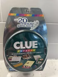 Clue Express Board Game from Parker Brothers 2007 (Travel Game) New & Sealed - Picture 1 of 4