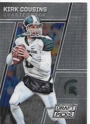 2016 Prizm Draft Picks Football Kirk Cousins Michigan State - Image 1 of 2