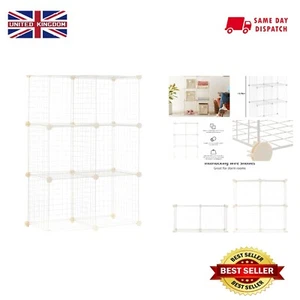 Modern 6-Wire Mesh Cubes Storage Unit - Elegant, Durable & Versatile Design - Picture 1 of 9