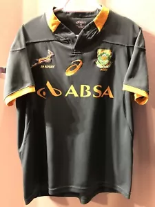 South Africa Springboks Asics Rugby Shirt Large (M) 2014-15 - Bild 1 von 9