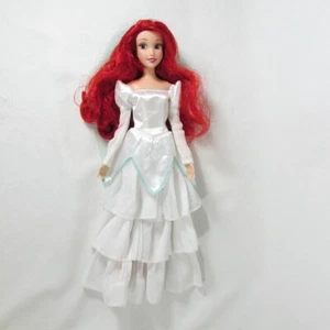 Disney Store Classic 12" Doll Ariel as Bride Wedding Dress The Little Mermaid - Picture 1 of 8
