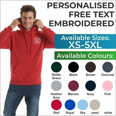 Personalizada Bordada Uneek UX4 Ropa de trabajo personalizada Sudadera con capucha Informal TOP Foto 1 de 4