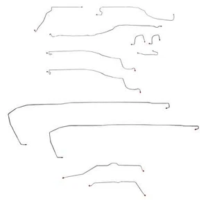 03-06 Tahoe, 2 WD, Traction Control; Complete Brake Line Kit; Stainless - Picture 1 of 1