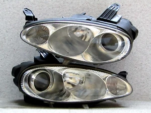 2001 2005 JDM MAZDA ROADSTER NB MIATA MX5 SILVER PROJECTOR HEADLIGHT SET OEM - Bild 1 von 13