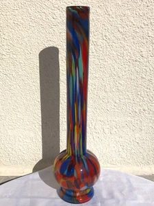 Czech 'End of Day' Art Glass Vase - Picture 1 of 9
