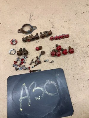 1961 64 1965 66 FORD TRUCK F100 F250 F350 M100 MIXED DOOR HARDWARE LOT BOLTS SCR - Image 1 of 4