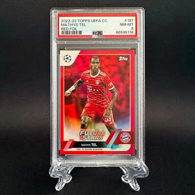 2022-23 Topps UCC Soccer Mathys Tel Red Foil 4/5 - Image 1 of 2