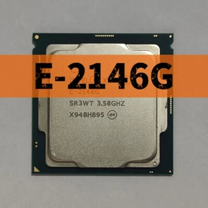Intel Xeon E-2146G SR3WT 3.5GHz 6 Cores 12MB 80W LGA1151 CPU Processor - Picture 1 of 3
