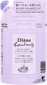 Diane Bonheur Moist & Repair Shampoo Refill 400ml Night Dream Tea Fragrance - Picture 1 of 6