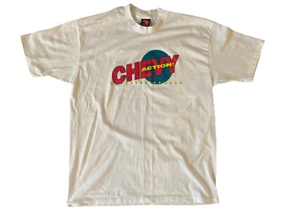 Vintage Chevy Action T-Shirt Chevrolet Single Stitch Native Sun Tag  XL - Image 1 of 4