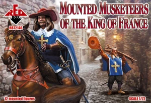 Mounted Musketeers of the King of France (12 Mounted figures) 1/72 RedBox 72146 - Picture 1 of 3