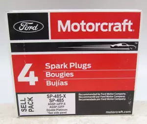 4 PACK OEM Ford Motorcraft SP-485-X Spark Plugs AGSP-32FP-X - Bild 1 von 1