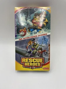 RESCUE HEROES VHS TAPE UNDERWATER NIGHTMARE & EYE OF THE STORM FACTORY SEALED - Picture 1 of 3