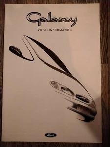 FORD GALAXY GHIA GLX informazioni preliminari informazioni anticipate brochure tedesca depliant 1995 - Foto 1 di 1