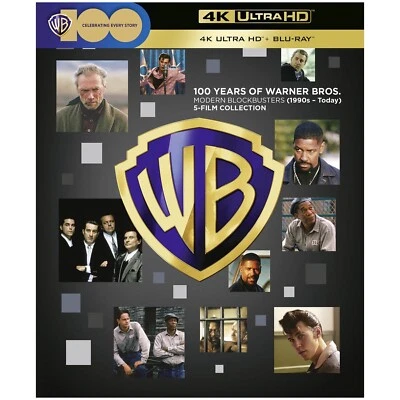 100 Years of Warner Bros. - Modern Blockbusters 5-film Collection 4K UHD/Blu-ray - Image 1 of 4