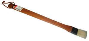 GRILL BRUSH with Large Wooden Handle by Fiesta~ 16.5" - Picture 1 of 1