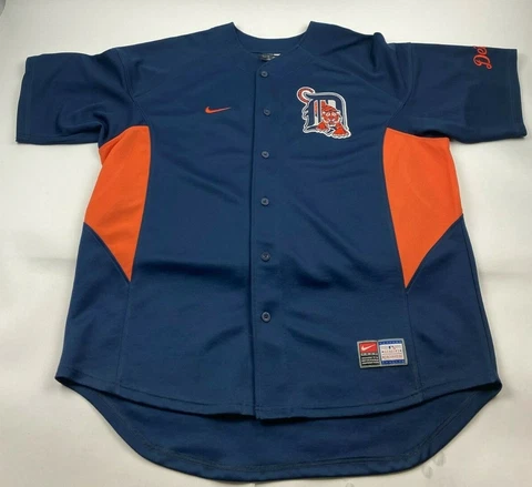 Nike Team Detroit Tigers Ivan Pudge Rodriguez Baseball Jersey Size XL Cover