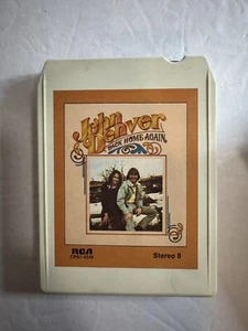 John Denver Back Home Again Stereo 8 Track Tape RCA Records CPS1-0548 1974 - Foto 1 di 4