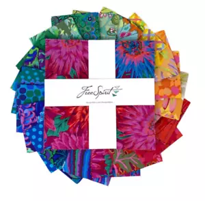 Kaffe Fassett Classics Plus Rainbow Layer Cake 42 10" Fabric Squares for Fabrics - Picture 1 of 2