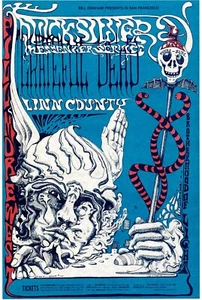 Hogar Pared Arte Estampado - Vintage Concierto Gig Póster - Agradecidos Dead - - Imagen 1 de 1