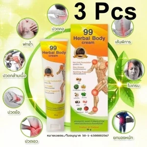 3x Thai Herbal Body Cream Help Reduce Relief Muscular Aches Pain Sprains Massage - Bild 1 von 10
