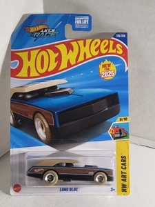 2025 Hot Wheels HW Art Cars 9/10 - LONG BLOC - 135/250 anno di debutto - HYW30 - Foto 1 di 12