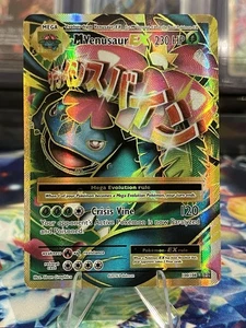 M Venusaur EX 100/108 Full Art Ultra Rare 2016 XY Evolutions Pokemon TCG Card MP - Picture 1 of 2