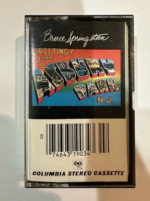 Bruce Springsteen - Greetings From Asbury Park, N.J. Cassette Tape US Columbia - Image 1 of 4