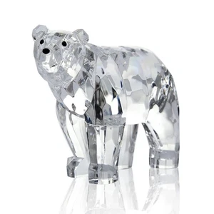 Acrylic Bear Figurine Cute Animal Home Decor Not Crystal Decorations for Book... - Picture 1 of 6