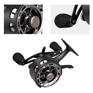 3,2:1 Übersetzung 3+1 Lager Inline Eis Angelrolle mit Magnetic Drop SystemUa - Bild 1 von 16