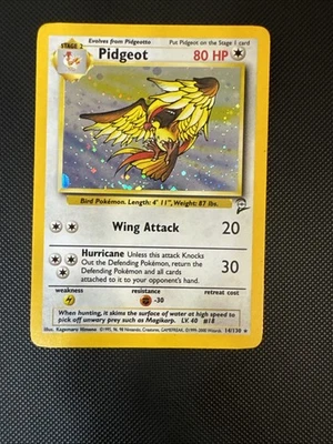 Pidgeot 014/130 Base Set 2 Holo Pokemon S586 - Image 1 of 3