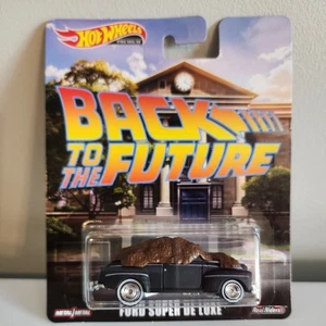 Hot Wheels Black Back To The Future Ford Super De Luxe Biff Poop Premium - Picture 1 of 4