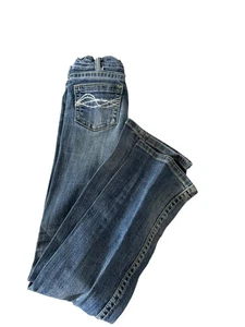 Cowgirl Tuff Jeans Girl's 9 Bootcut Stretch Embroidered Western Don't Fence Me I - Picture 1 of 8