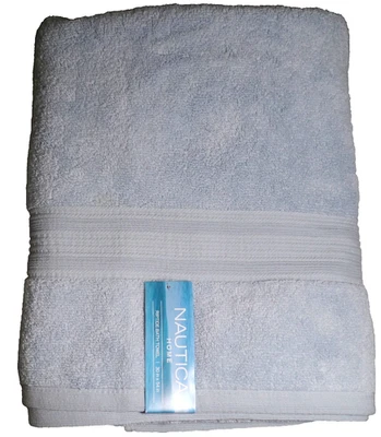 NEW Nautica 1 Bath Towel Riptide Blue Color 30"x54" 100% Cotton - Image 1 of 4