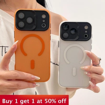 For iPhone 17 Air 17 16 Pro Max 15 14 13 12 11 Phone Case Lens Bracket Magnetic - Image 1 of 4
