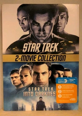 Star Trek & Star Trek Into Darkness 2 DVDs Movie Collection - Very Good - Image 1 of 4