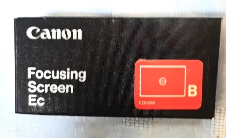 [NUEVO] Pantalla de enfoque Canon dividida EC B EC-B para cámara EOS y DSLR CZ6-0554 Foto 1 de 1