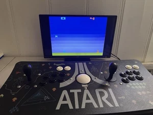 Atari Arcade Fightstick USB Dual Joystick Micro Retro Gaming - Picture 1 of 14