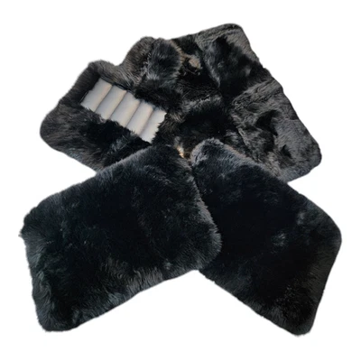 Conjunto de tapete de pele de carneiro de lã de cordeiro genuíno Rolls Royce Cullinan 2019-2026 RHD LHD - Imagem 1 de 4