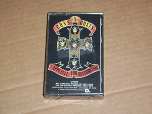 Guns N' Roses Appetite For Destruction Cassette Tape MSG 24148 STILL SEALED - Picture 1 of 3
