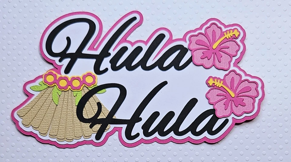 Título Hula. Álbum de recortes, piezas de papel para hacer tarjetas Foto 1 de 1