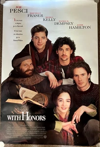 WITH HONORS MOVIE POSTER ORIGINAL JOE PESCI, BRENDAN FRASER ROLLED 27X40 - Picture 1 of 2