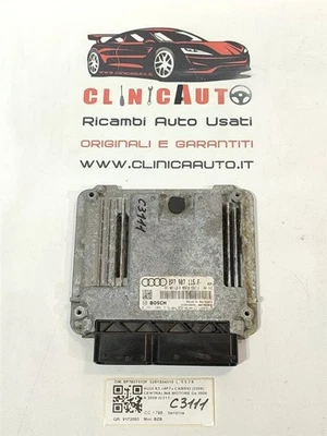 CENTRALINA MOTORE ECU PER AUDI A3 Cabriolet Serie (8P7) 8P7907115F 0261S04316 B - Immagine 1 di 4