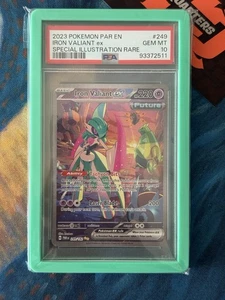 IRON VALIANT EX #249 2023 POKEMONPARADOX RIFT PSA 10 - Picture 1 of 2