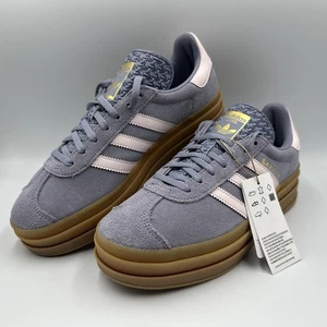 adidas Kids' Grade School Gazelle Bold Shoes - Purple/Pink - JQ1297 - Size 7 - Picture 1 of 13