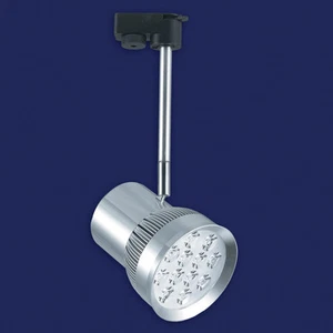 LED Strahler Messestandbeleuchtung Vitrinenbeleuchtung 3Phasen-Schiene 12x1W LED - Bild 1 von 1