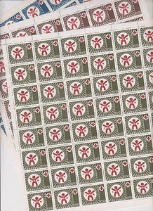 YUGOSLAVIA ,1977,red cross,rare charity set in sheets of 48,MNH - Picture 1 of 1